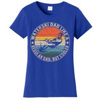 Waterski Dad Fathers Day Ski Lover Dad Water Skiing Rider Gift Women's T-Shirt