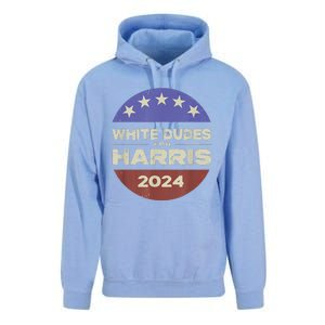 White Dudes For Harris 2024 Unisex Surf Hoodie