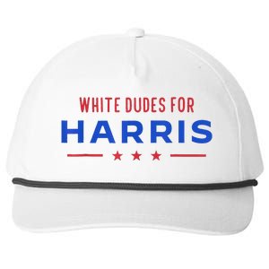 White Dudes For Harris Snapback Five-Panel Rope Hat