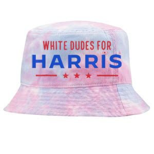 White Dudes For Harris Tie-Dyed Bucket Hat