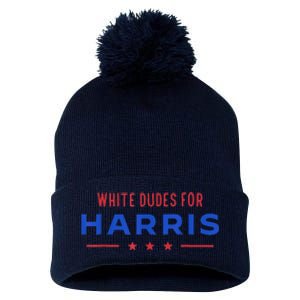 White Dudes For Harris Pom Pom 12in Knit Beanie