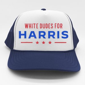 White Dudes For Harris Trucker Hat