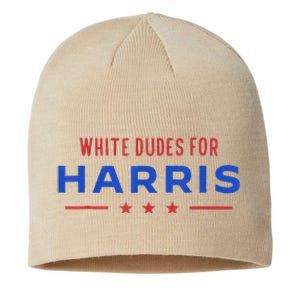 White Dudes For Harris Sustainable Beanie