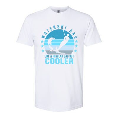 Waterski Dad Fathers Day Ski Lover Dad Water Skiing Rider Cute Gift Softstyle® CVC T-Shirt