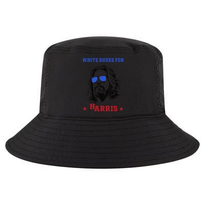 White Dudes For Kamala Harris 2024 Cool Comfort Performance Bucket Hat