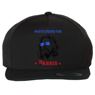 White Dudes For Kamala Harris 2024 Wool Snapback Cap