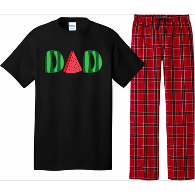 Watermelon Dad Fruitarian Lover Summer Father Fruit Slice Pajama Set