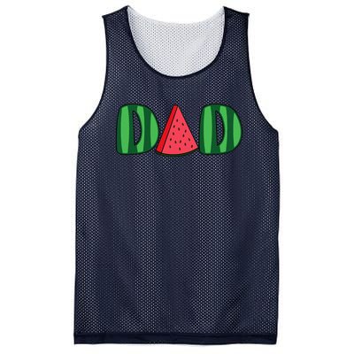 Watermelon Dad Fruitarian Lover Summer Father Fruit Slice Mesh Reversible Basketball Jersey Tank