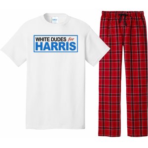 White Dudes For Kamala Harris Pajama Set