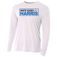 White Dudes For Kamala Harris Cooling Performance Long Sleeve Crew