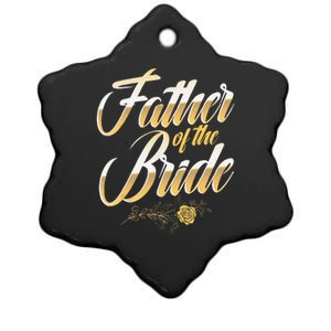 Wedding Day Father Of The Bride Bachelor Party Brides Father Ceramic Star Ornament