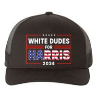 White Dudes For Harris 2024 Yupoong Adult 5-Panel Trucker Hat