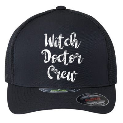 Witch Doctor Funny Halloween Party Meaningful Gift Flexfit Unipanel Trucker Cap