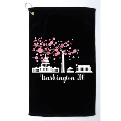 Washington Dc Funny Gift Cherry Blossoms Memorial Monut Meaningful Gift Golf Towel