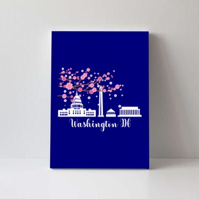 Washington Dc Funny Gift Cherry Blossoms Memorial Monut Meaningful Gift Canvas