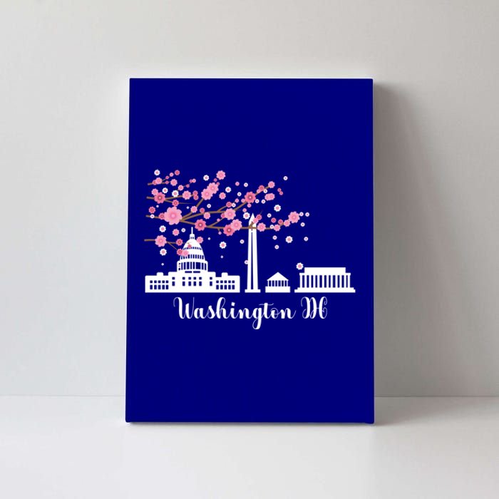 Washington Dc Funny Gift Cherry Blossoms Memorial Monut Meaningful Gift Canvas