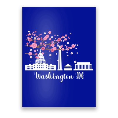 Washington Dc Funny Gift Cherry Blossoms Memorial Monut Meaningful Gift Poster