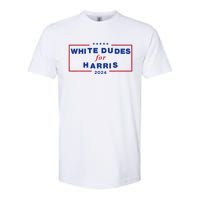 White Dudes For Harris 2024 Softstyle CVC T-Shirt