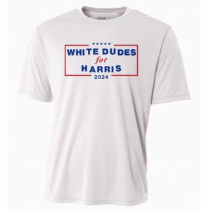 White Dudes For Harris 2024 Cooling Performance Crew T-Shirt