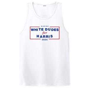 White Dudes For Harris 2024 PosiCharge Competitor Tank