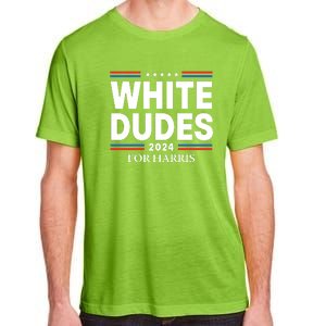 White Dudes For Harris 2024 Adult ChromaSoft Performance T-Shirt