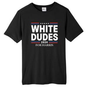 White Dudes For Harris 2024 Tall Fusion ChromaSoft Performance T-Shirt