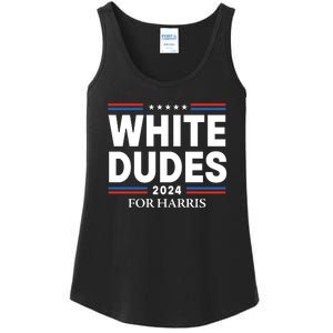 White Dudes For Harris 2024 Ladies Essential Tank