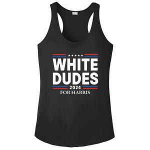 White Dudes For Harris 2024 Ladies PosiCharge Competitor Racerback Tank