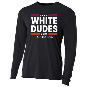 White Dudes For Harris 2024 Cooling Performance Long Sleeve Crew