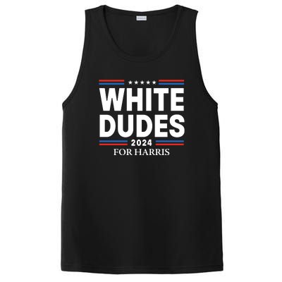 White Dudes For Harris 2024 PosiCharge Competitor Tank