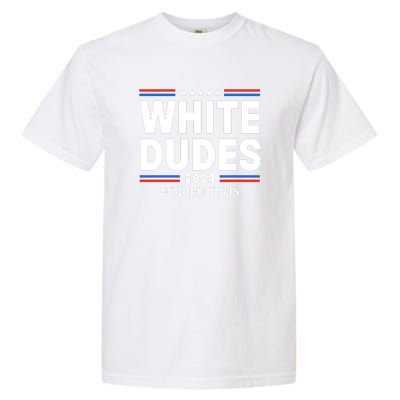 White Dudes For Harris 2024 Garment-Dyed Heavyweight T-Shirt