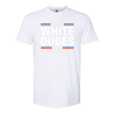 White Dudes For Harris 2024 Softstyle CVC T-Shirt