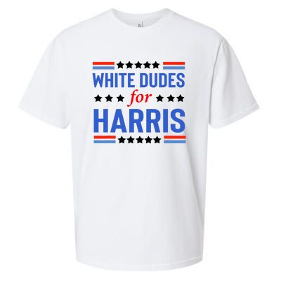 White Dudes For Kamala Harris Sueded Cloud Jersey T-Shirt