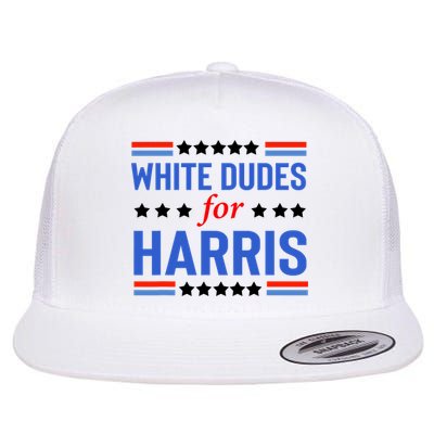 White Dudes For Kamala Harris Flatbill Hat