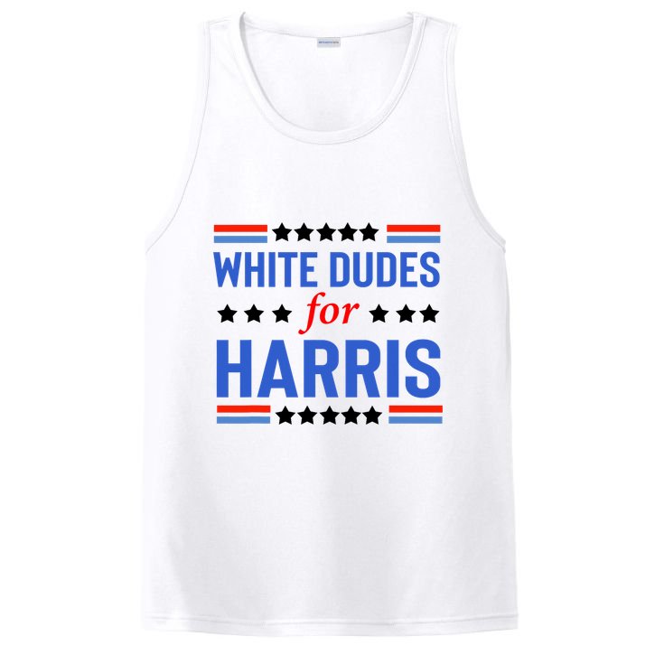 White Dudes For Kamala Harris PosiCharge Competitor Tank