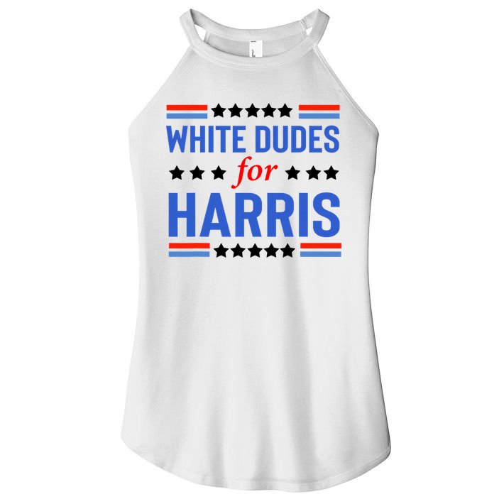 White Dudes For Kamala Harris Women's Perfect Tri Rocker Tank
