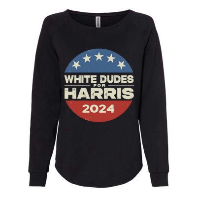 White Dudes For Harris Kamala 2024 Womens California Wash Sweatshirt