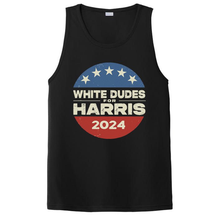 White Dudes For Harris Kamala 2024 PosiCharge Competitor Tank