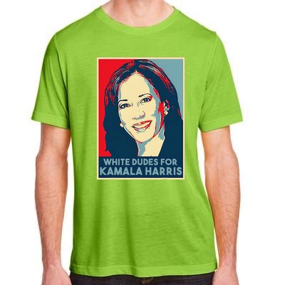 White Dudes For Kamala Harris Kamala Harris 2024 Adult ChromaSoft Performance T-Shirt