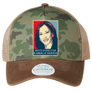 White Dudes For Kamala Harris Kamala Harris 2024 Legacy Tie Dye Trucker Hat