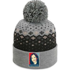 White Dudes For Kamala Harris Kamala Harris 2024 The Baniff Cuffed Pom Beanie