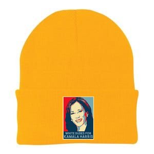 White Dudes For Kamala Harris Kamala Harris 2024 Knit Cap Winter Beanie