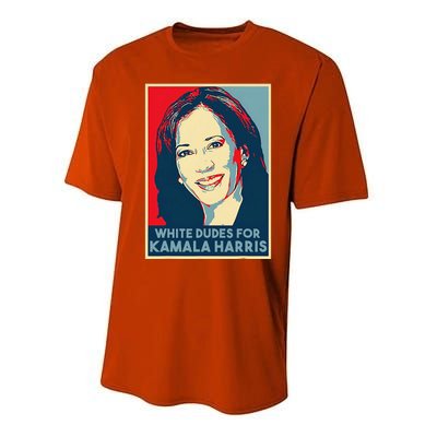 White Dudes For Kamala Harris Kamala Harris 2024 Performance Sprint T-Shirt