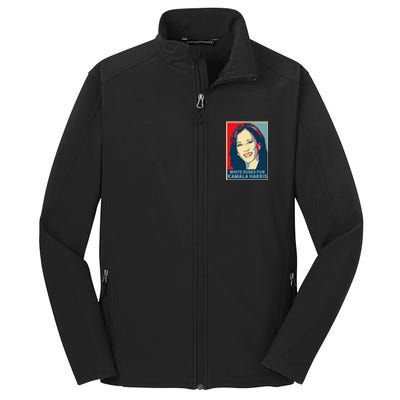 White Dudes For Kamala Harris Kamala Harris 2024 Core Soft Shell Jacket