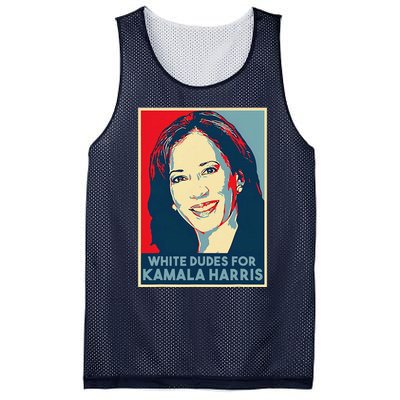 White Dudes For Kamala Harris Kamala Harris 2024 Mesh Reversible Basketball Jersey Tank