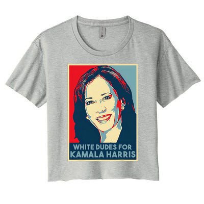 White Dudes For Kamala Harris Kamala Harris 2024 Women's Crop Top Tee