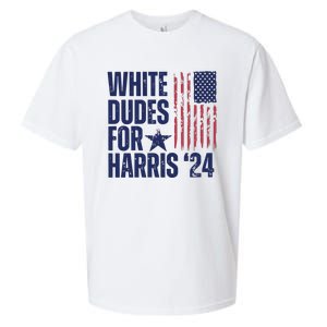 White Dudes For Harris Election 2024 Sueded Cloud Jersey T-Shirt