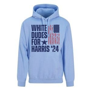 White Dudes For Harris Election 2024 Unisex Surf Hoodie