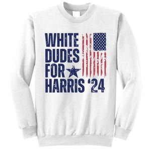 White Dudes For Harris Election 2024 Sweatshirt