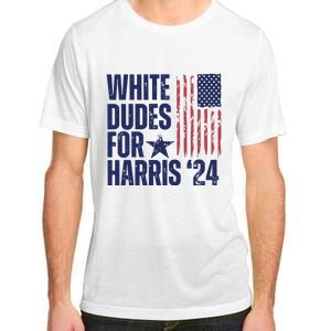 White Dudes For Harris Election 2024 Adult ChromaSoft Performance T-Shirt